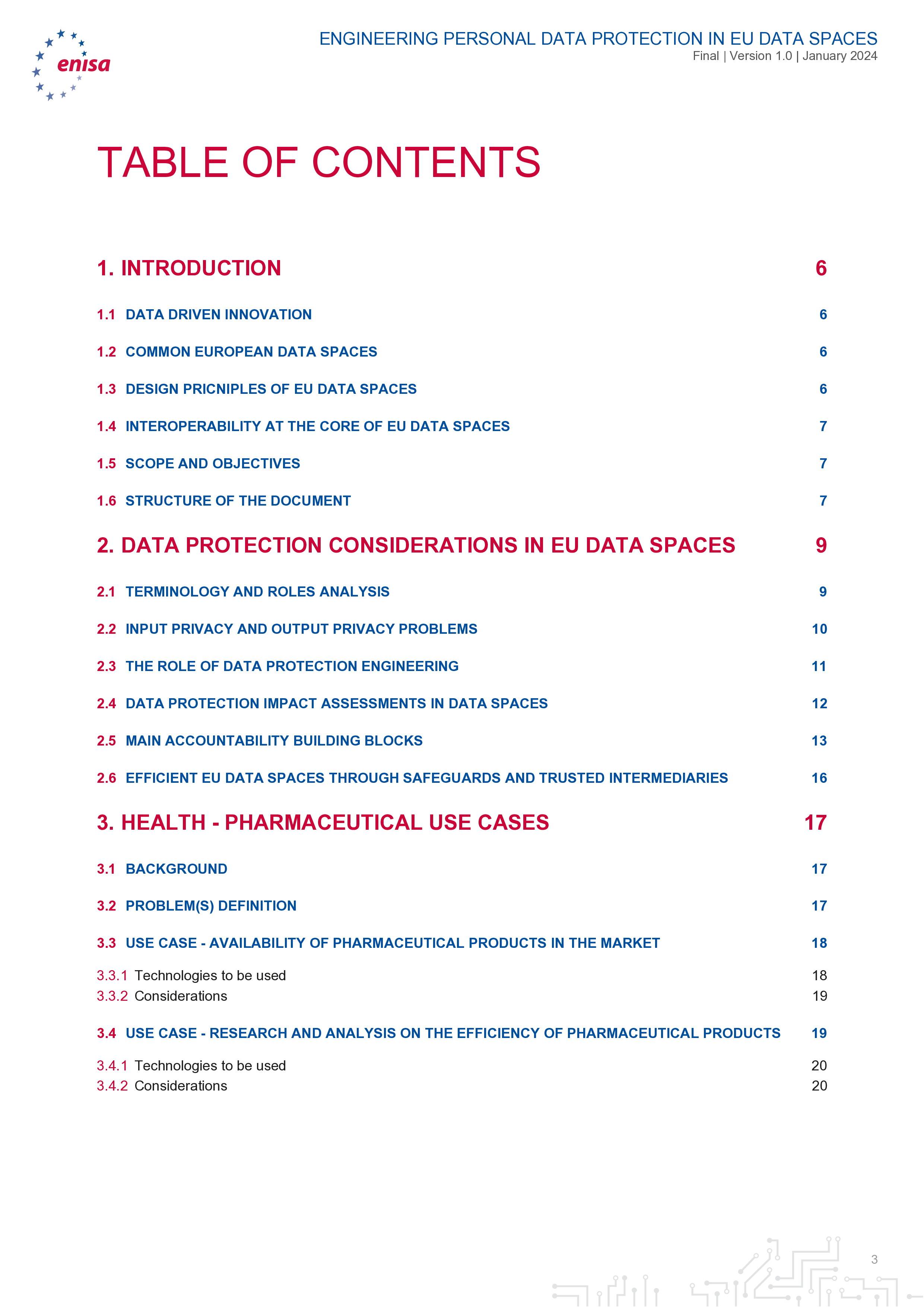 欧盟网络安全局ENISA2024欧盟数据空间中的个人数据保护报告英文版26页